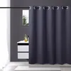 Shower Curtains Lmitation Linen Waterproof and Mildew Proof Curtain Pink Thickened Anti Mold Suit Free Perforated Partition 230628