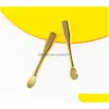Spoons Mini Curved Cosmetic Scoop Makeup Mask Plastic Spoon Scoops For Mixing And Sampling Xb1 Drop Delivery Home Garden Kitchen Din Dhske