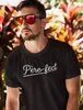 Herren T -Shirts Pere Fekte Harajuku Brief kreativer Druck T -Shirt Männer Sommer Baumwolle Kurzarm Väter Tag Kleidung 230629