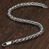 Link Bracelets 3mm Stainless Steel Wheat Bracelet Chain For Men Women Fashion Jewelry Men's Wholesale DKBM161