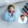 Action Toy Figures Luffy Zoro Nami Sanji Night Light Anime figura lâmpada macia quarto cabeceira LED quarto crianças presente 230628