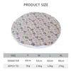 Dresses Round Dog Bed Mat Doublesided Pet Sleeping Bed for Dog Cat Washable Folding Pets Cushion Soft Warm Cat Blanket Dog Accessories