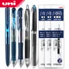 Pennor 5st Japanese Uni Ink Blue Gel Pen Combination + Refill 0,5 mm flera stilar Valfritt UMN105 / 152/155 Skrivande smidigt