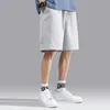 Mens Shorts Cinza Suor para Homens Preto Algodão Oversize Em Branco Gym Jogger Correndo Calças Verão Sólido Plain Casual Sweatpants Solto 230629