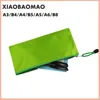 Folder Canvas B8 A6 A5 B5 A4 B4 A3 Zipper Bags Colorful Document Pouch File Bag File Folder Stationery School Words Filing Production