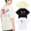 Men's T-Shirts Men Women Vintage Heavy Fabric BOX PERSPECTIVE Tee Slightly Loose Tops Multicolor Logo Nice Washed T-shirt