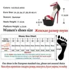 Sandales taille 34-46 été femmes Sexy plate-forme fétiche talons aiguilles chaussures de mariage boucle sangle dames pompes 230511