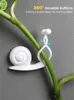 10Pcs Self-Adhesive Plant Climbing Wall RattanClips Home Vine Hanging Holder Hook Decoration For Home Garden Wall Sticky Hook