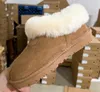 Winter Frauen Fell Hausschuhe Stiefel Mode vollständig geschützt warme Booties Frau Pelz flauschig