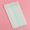 Stylos 40pcs coréens élégants stylos minces manche en gel business women girl papineery rollerball scolaire journal fournit des enfants fineliner