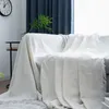 Blankets Nordic Sofa Blanket White Bohemian Throw with Tassel Outdoor Camping Picnic Mats Towels Home Decor Manta Blanca 230628