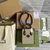 Torba designerska mody torby na ramię Mini Tote Woman Cross Body Bag Canvas i skóra