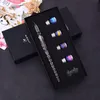 Pens Glass Dip Pen And Blue Ink Set Gift Box 5ml Ink Color Signature Pencil Gifts Boxes Handmade 6pcs Glass Dip Pencil Sets