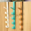 Hangers Racks Newl Plastic Door Over Cabinet Drawer Room Door Hook Kitchen Bathroom Hanger Hook Coat Clothes Hook (Random Color) x0629