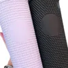 Venti 710ml 24oz Cup Mugs Double Wall Plastic Black Gold Oil Slick Gradient Pink Bling Studded Tumbler With Straw5734331