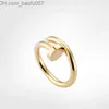 Band Rings 2023 Designer Screw Ring Luxury Jewelry Midi Rings For Women Men Titanium Steel Gold-Plated Process Fashion Accessories Never Fade fd Z230629