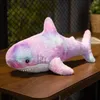 Tubarão Gigante Fofo de 30cm Brinquedo de Pelúcia Macio Bicho de Pelúcia Almofada de Leitura Para Crianças Almofada Boneca Kawaii Presente de Aniversário Atacado