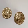 Kolczyki stadnonowe klasyczne modne owalne kawałki metalowe nieregularne różne prezenty bankietowe hurtowe 244
