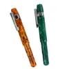 Ручки альфа -цветная акриловая смола проехать короткая фонтанная ручка кармана.