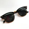 Sonnenbrille Damen Design Vintage Sonnenbrille Herrenmode Luxusmarke UV400 Schutz Brillen Metall Goldrahmen Glas Len hochwertige Mode mit Etui
