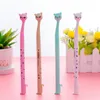 Pens 48pcs/lot Cute Cartoon Creative Stationery Black Ink 0.38mm Animal Cat Style Fresh Kawai Candy Color Gel Pen Unisex Pen