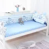 Yatak Rayları Ins Stil Beşik Çarpma Koruma Çit Minderi Pamuk Ayrılabilir Çocuk Dikiş Yatak Surround Karikatür Desen Bebek Yatağı Surround 230628