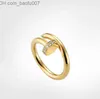 Band Rings 2023 Designer Screw Ring Luxury Jewelry Midi Rings For Women Men Titanium Steel Gold-Plated Process Fashion Accessories Never Fade fd Z230629