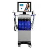 Crystal MicroderMabrasion Peel Ansikts Hydrodermabrasion Cleaning Care Machine med hudanalysator