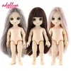 Bambole Adollya BJD Doll Nude Body Ball Jointed Girevole 16cm Occhi 3D 13 Giunti mobili Trucco Princess 112 Regalo 230629