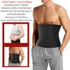 Waist Tummy Shaper Mens Abdomen Reducer Sauna Body Shaper Fitness Sweat Trimmer Belt Waist Trainer Belly Slimming Shapewear Waist Trainer Corset We 230629