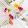 新しいシミュレートされた菊の人工花の飾りモールキャビネット装飾庭の花の飾り