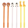 Stylos 36pc / lot japonais mignons stylos lion vache giraffe jolie cool gel stylo kawaii rollerball rollerball drôle de papeterie