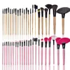 Pinceaux de maquillage professionnel 24 pièces ensemble fard à paupières Eyeliner cils brosse à sourcils beauté maquillage outils de mélange Maquiagem