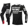 Motorcykelkläder MX Gear Set Off Road Pink Blue Dirt Bike Jersey Motocross Breattable Moto Suit Clothing