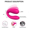 Coppia di vibratori spot per clitoride tipo G in silicone impermeabile per donne, potente, forte vibrazione