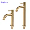 Kökskranar LASO DECK MOMBER BASIN Polerad SUS304 FAUCET THAW SKICK SNALT TRAKT MONTERAD Toalett Kall Mixer Vatten TAP