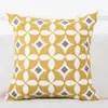 Cushion/Decorative Geometric Pattern Case Waist Cushion Cover for Living Room Sofa Office Car Decorative Square Cover