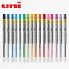 Pennor 6sts uni UMR10938 Style Fit Gel Multi Pen Refilling 0,38 mm svart/blå/guld 16 färger tillgängliga skrivtillbehör Gelpennor