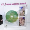 Frames Kpop Pocard Holder Acrylic Po Frame Magnetic Picture Frame CD Album Frame Idol Card DispLAy Stand Desktop Decor 230628