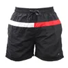 Shorts masculinos verão malha forrada respirável praia bordado shorts casuais esportes secagem rápida jogging fitness 230629