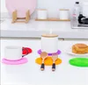 4.5 Inch For Sterile Cleaning Silicone Double Dish Washing Scrubber Kitchen Vegetable Universal Cleaning Brush 10pcs/lot JL1359