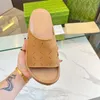 Thick Bottom Sandals Women Interlocking G Cut Out Slippers Hollow Platform Mule Rubber Slides Shoes 2024 Men's Fashion Slider Foam Wedges Mules Flip Flops Shoes