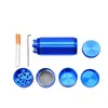 CHROMIUM CRUSHER herb grinders cnc teeth wee grinder 4.57 inches herb smoke Creative portable metal grinder Aluminum alloy bong