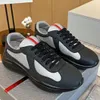 Hommes America'S Cup Xl Chaussures Cuir Blanc Noir Rouge Baskets Hautes Baskets Plates En Cuir Verni Noir Mesh À Lacets Chaussures Décontractées Baskets De Coureur En Plein Air Chaussures De Sport