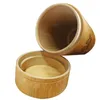 Andra kattförsörjningar handgjorda bambu husdjur urns hund tass fotmönster kremering aska urn minnessak kista columbarium för hundtillbehör 230628