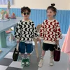 Hoodies Sweatshirts Children Clothing Kids Clothes Spring and Autumn Fashionable Wave Striped Casual Simple Loose Style Boys Girls Hoodie 230628