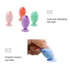 1/3 pièces porte-brosse à dents mignon dessin animé poisson Silicone Mini brosse à dents Base salle de bain brosse à dents outil de stockage brosse à dents support