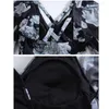 Damenbadebekleidung 2023 Neueste Langarm-Einteiler-Schwimmanzug-Druck Modest Black Summer Beach Wear Damen Weibliche Badeanzüge Kleid