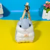 10cm Boneca Hamster Chaveiro Pingente Bonecos Hamster Bonito Mochila Bolsa de Pelúcia Pingentes Chaveiro Escolar Pingentes 2169