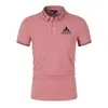 Men's Polos 3023 Vaude Summer Brand Polo Polo Men de haute qualité Business Business Business Casual